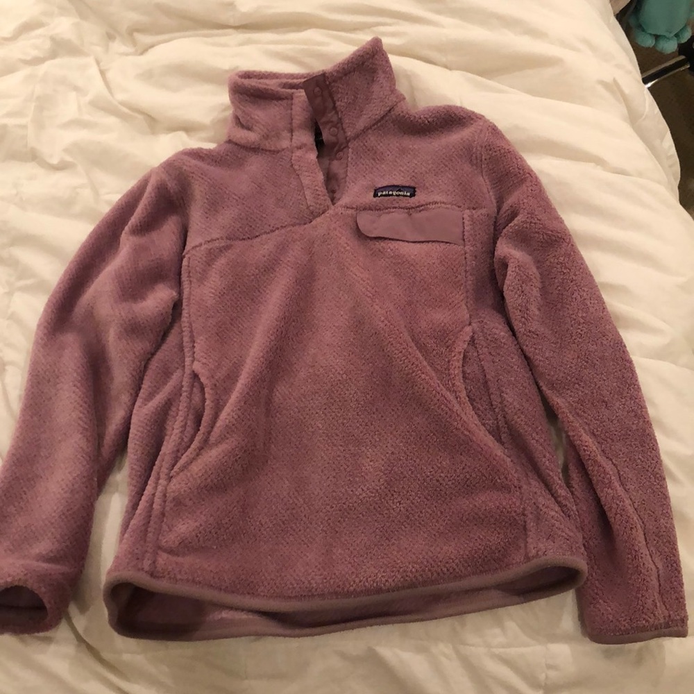patagonia re-tool snap fleece pullover